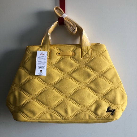 lug Handbags - LUG TEMPO MATTE LUXE TOTE BAG BANANA ICEPOP NWT